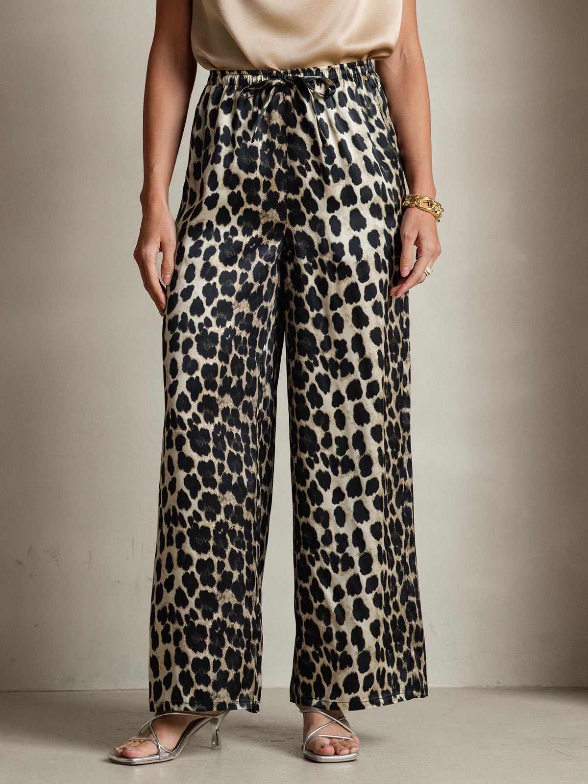 [فهد] SilkSilky-SA الحرير الخالص Womens Pants 003