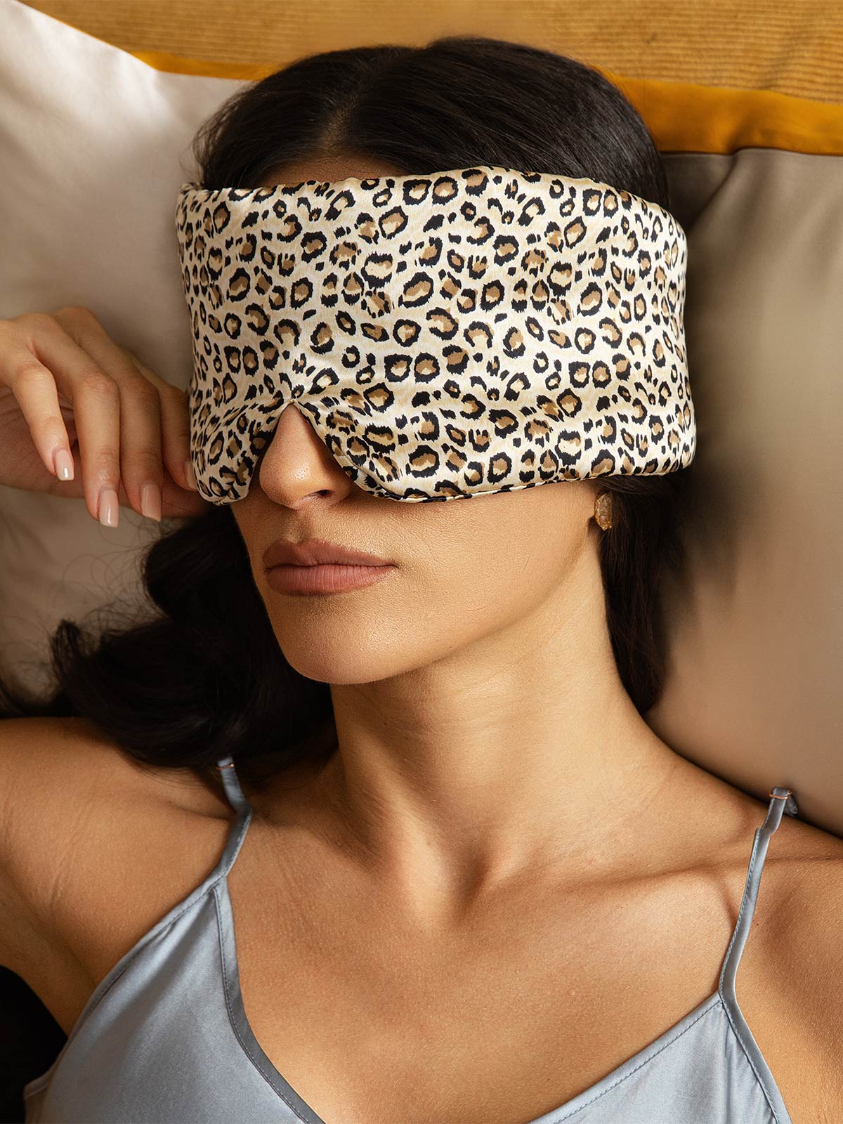 [فهد] SilkSilky-SA 19Momme الحرير الخالص Eye Mask 004
