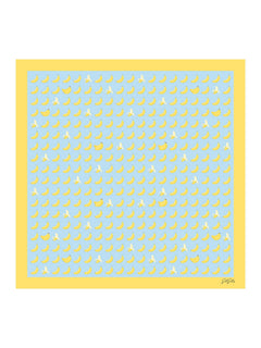 [موز أزرق] SilkSilky-SA Scarf 001