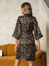 [فهد] SilkSilky-SA الحرير الخالص Womens Robe 002,