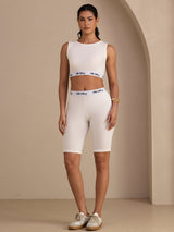 [أبيض] SilkSilky-SA Sleeveless Crew Neck كامي 007
