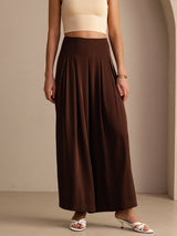 [قهوة] SilkSilky-SA Womens Pants 003