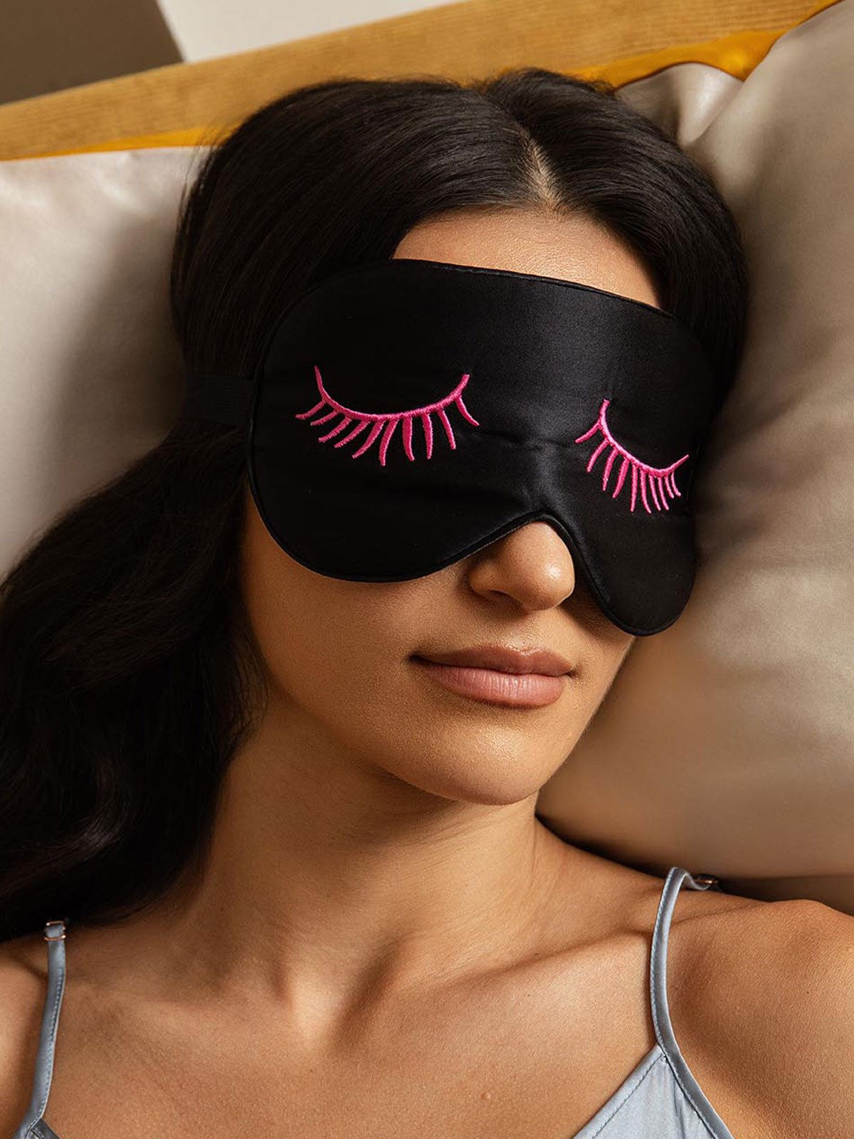 [رموشوردية] SilkSilky-SA الحرير الخالص Eye Mask 003