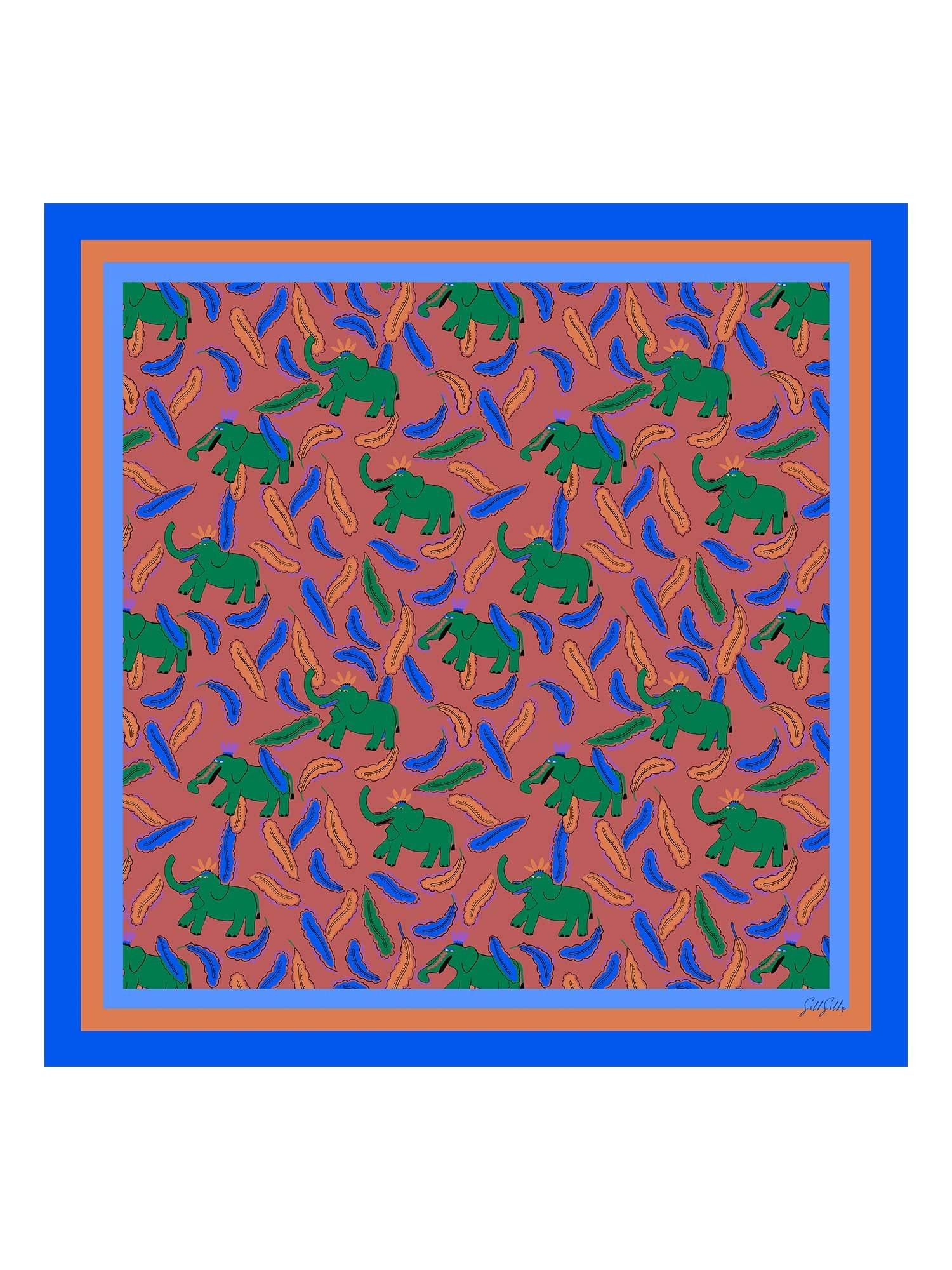 [فيل صلصالي] SilkSilky-SA Scarf 001