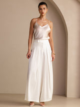 [اللون البيج] SilkSilky-SA Sleeveless V Neck كامي 006