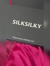 SilkSilky-SA Spaghetti Strap V Neck باس النوم video 001
