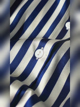 SilkSilky-SA Long Sleeve Lapel Collar بلايز نسائية video 001