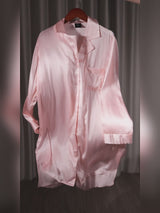 SilkSilky-SA Long Sleeve Lapel Collar باس النوم video 001