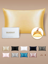 [شامبانيا] SilkSilky-SA 22Momme الحرير الخالص Pillowcase 001