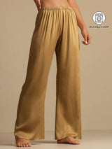 [تان (بني فاتح)] SilkSilky-SA 19Momme Women's Sleep Shorts 001