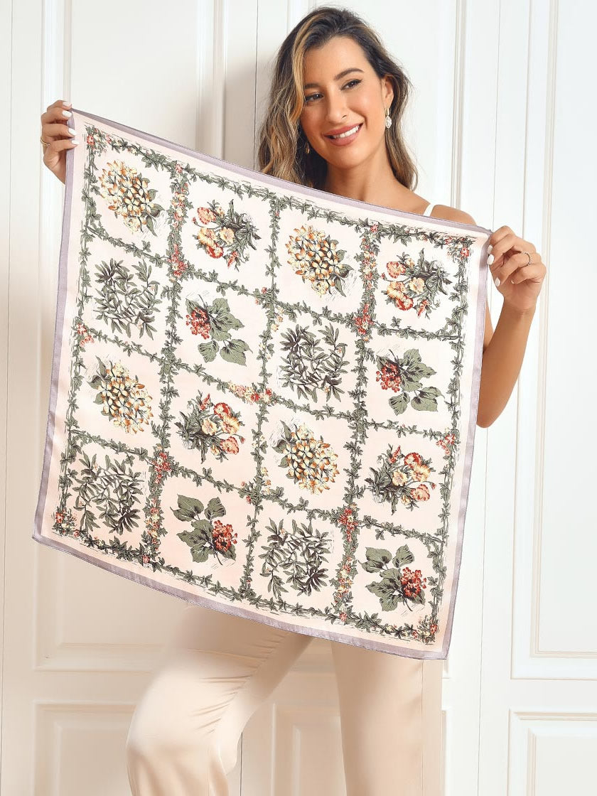 [P053] SilkSilky-SA الحرير الخالص Scarf 001,