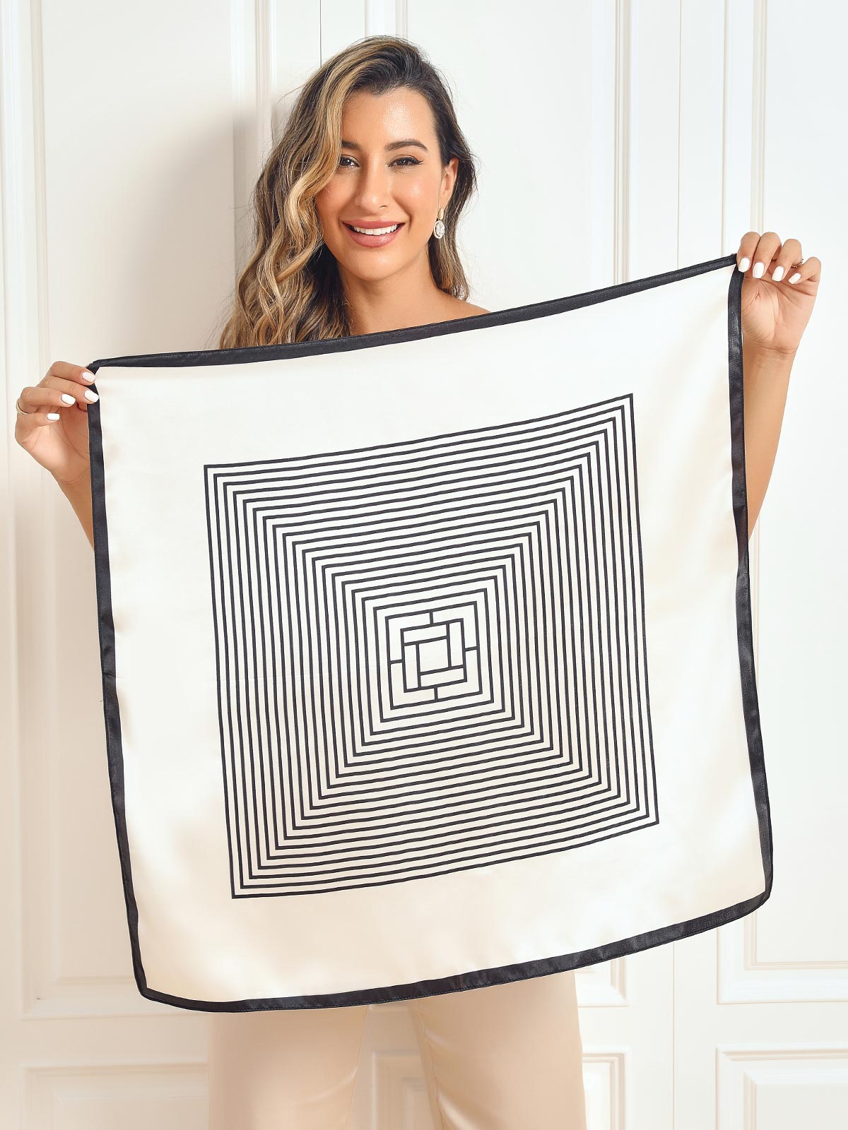 [P061] SilkSilky-SA الحرير الخالص Scarf 006