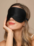 SilkSilky-SA-19Momme-الحرير-الخالص-Eye-Mask-أسود-003