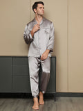 SilkSilky-SA-Silk-Long-Sleeve-Mens-Pajamas-رمادي-001