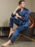 SilkSilky-SA-Silk-Long-Sleeve-Mens-Pajamas-أزرق-غامق-007