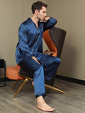 SilkSilky-SA-Silk-Long-Sleeve-Mens-Pajamas-أزرق-غامق-008