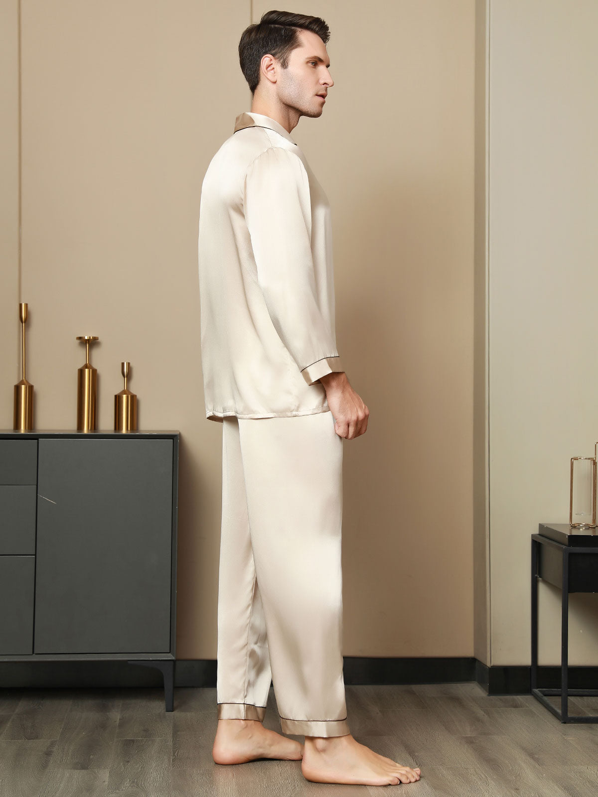 SilkSilky-SA-Silk-Long-Sleeve-Mens-Pajamas-بني-فاتح-002