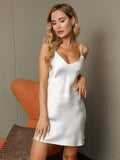 SilkSilky-SA-Silk-Sleeveless-Nightgown-أبيض-006