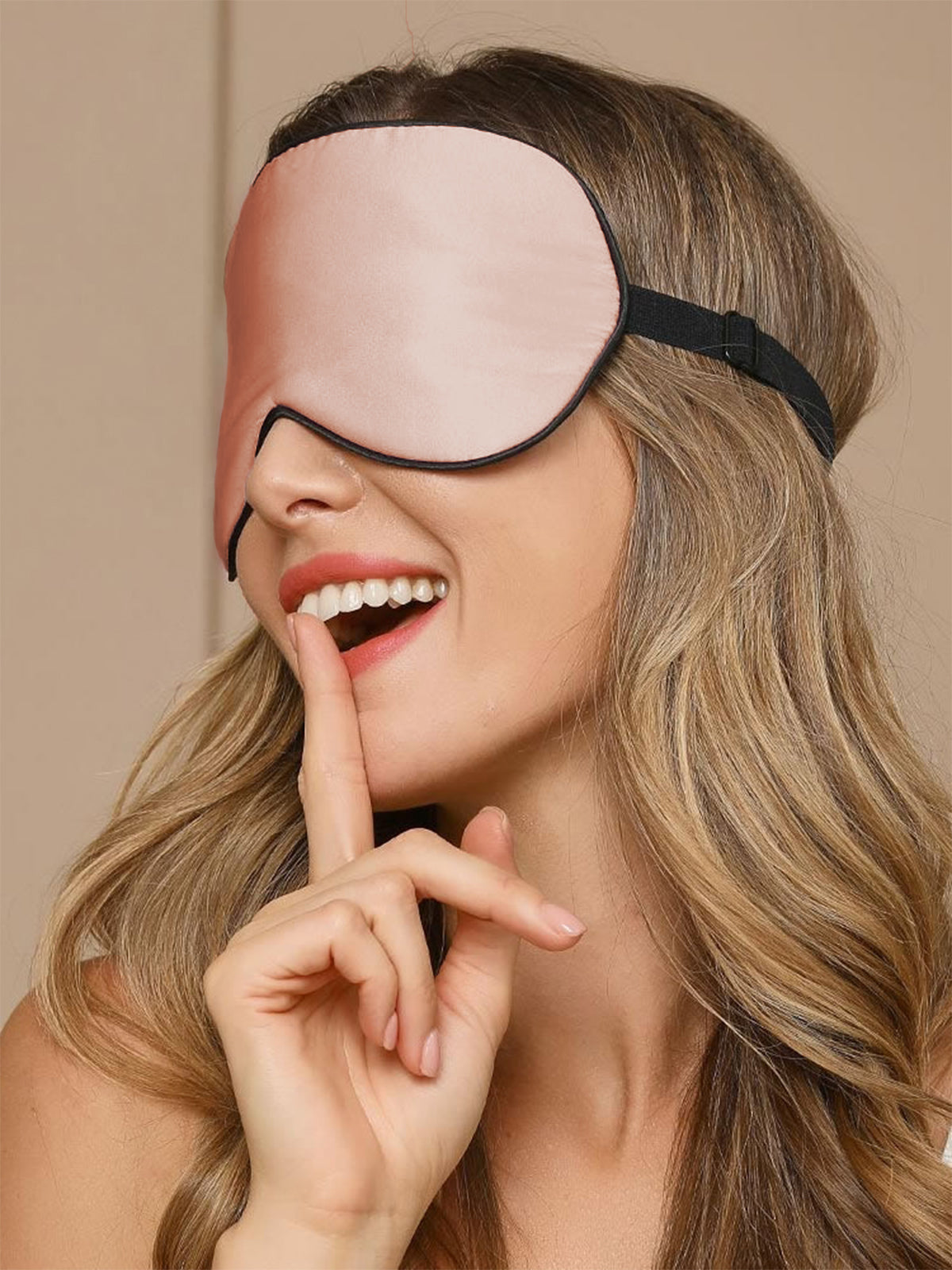 SilkSilky SA 19Momme الحرير الخالص Eye Mask لونالقرنفل 002