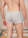 SilkSilky SA Silk Knitted Mens Underwear رمادي 003