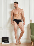 SilkSilky SA محبوك الحرير Mens Underwear أسود 006