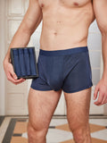 SilkSilky SA Silk Knitted Mens Underwear أزرقغامق 002