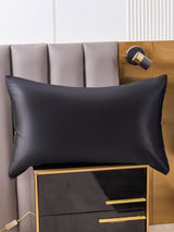 [أسود] SilkSilky-SA 30Momme الحرير الخالص Pillowcase 001