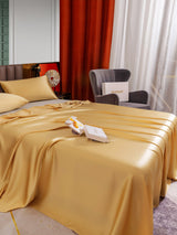 [شامبانيا] SilkSilky-SA 25Momme الحرير الخالص Bedding Set 005