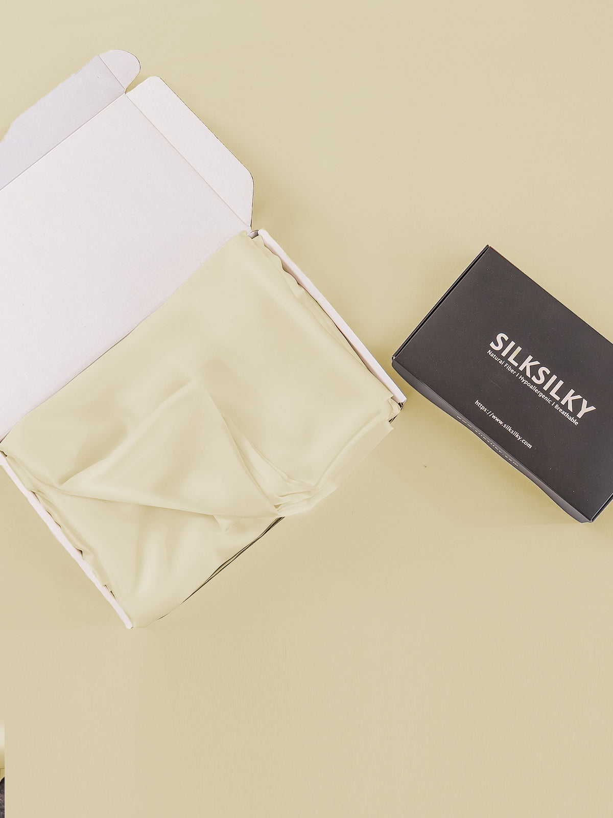 [عاج] SilkSilky-SA 30Momme الحرير الخالص Pillowcase 004