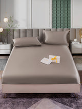 [رمادي] SilkSilky-SA 25Momme الحرير الخالص Bedding Set 002