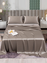 [رمادي] SilkSilky-SA 25Momme الحرير الخالص Bedding Set 001