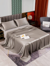 [رمادي] SilkSilky-SA 25Momme الحرير الخالص Bedding Set 002