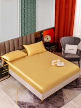 [شامبانيا] SilkSilky-SA 25Momme الحرير الخالص Bedding Set 001