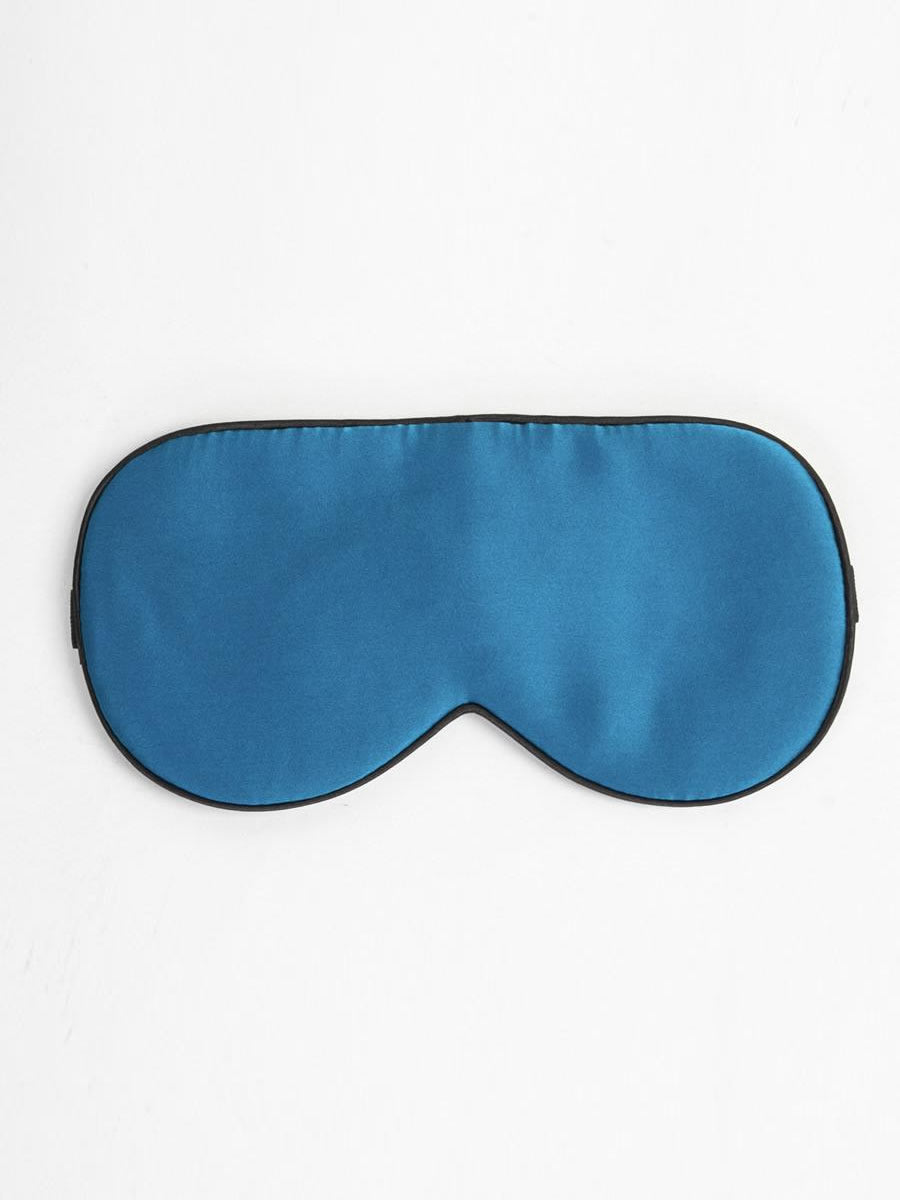 SilkSilky SA 19Momme الحرير الخالص Eye Mask المياهالخضراء 006