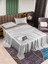 [فضة] SilkSilky-SA 25Momme الحرير الخالص Bedding Set 003