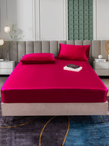 [خمر] SilkSilky-SA 25Momme الحرير الخالص Bedding Set 002