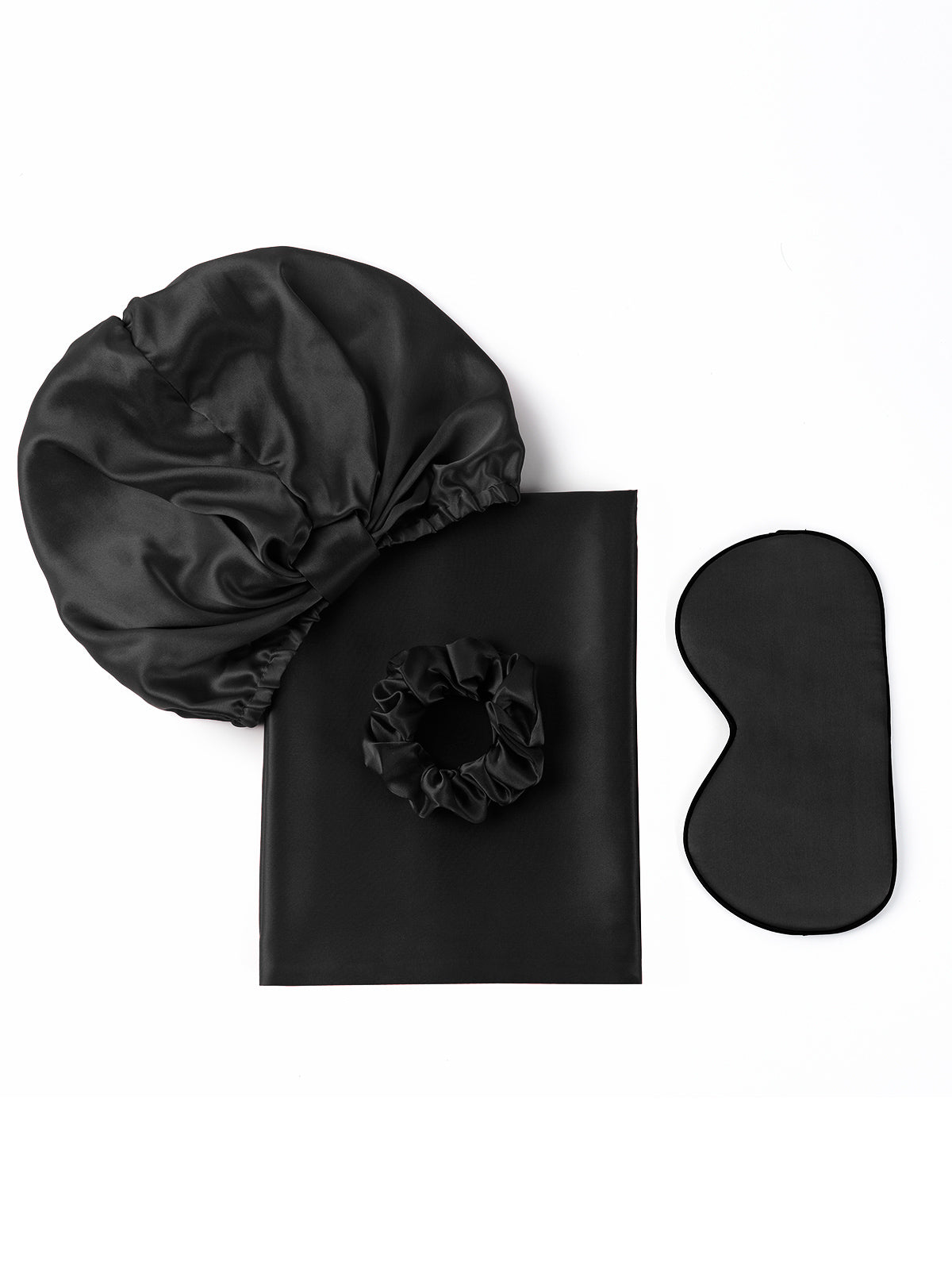 [أسود] SilkSilky-SA 22Momme الحرير الخالص Pillowcase Set 002