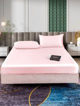 [لون القرنفل] SilkSilky-SA 25Momme الحرير الخالص Bedding Set 002