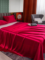 [خمر] SilkSilky-SA 25Momme الحرير الخالص Bedding Set 003