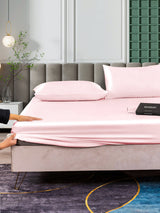[لون القرنفل] SilkSilky-SA 25Momme الحرير الخالص Bedding Set 004