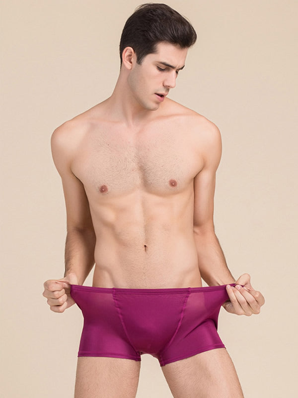 [خمر] SilkSilky-SA محبوك الحرير Mens Underwear 003