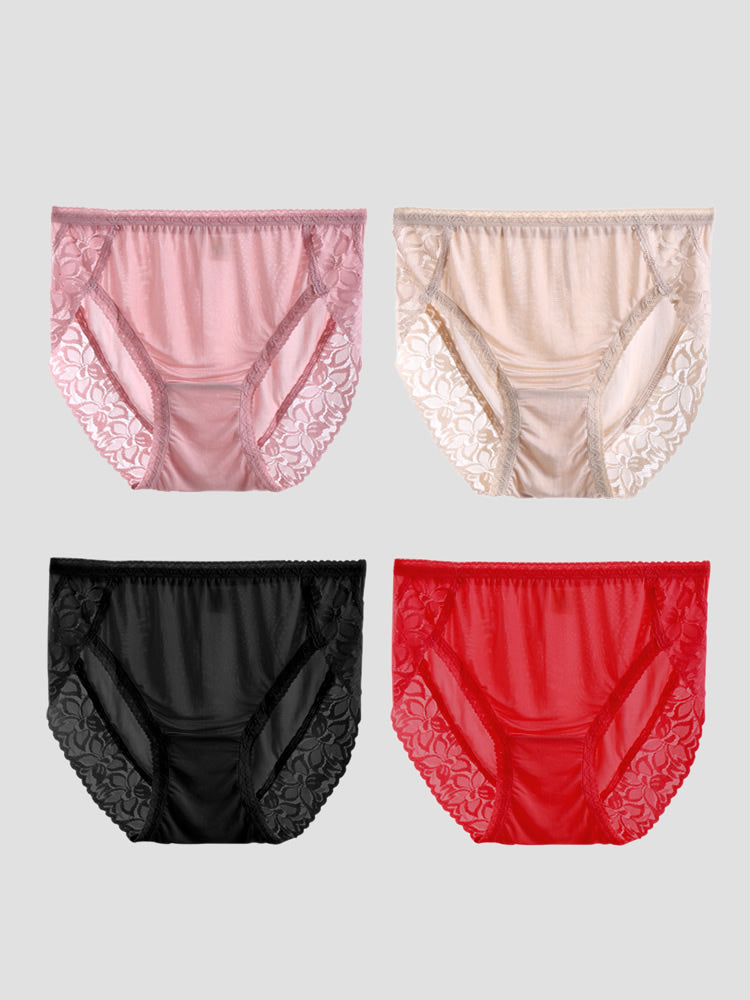 SilkSilky SA محبوك الحرير Panty اللونالبيج 003